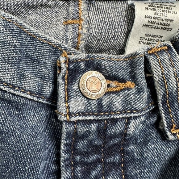 Rockies Women's Relaxed Low Rise Western Denim Jeans Size 4 L Tall Blue - Picture 3 of 13